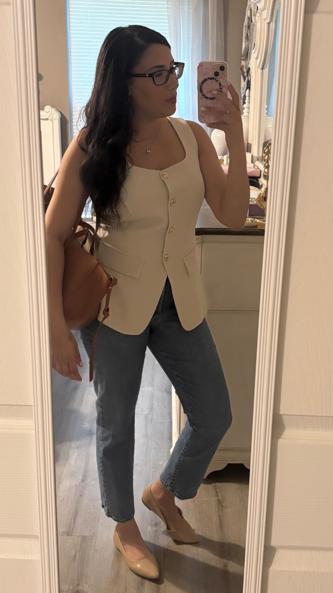Hello Amazingggg, Amazon find! This vest is itttttttt👌🏼 The adjustable tie in the back so it can cinch the waist and cute gold button detailing really make it 🫶🏼 Dress it up, dress it down, it’s the little vest that could 🤣

#LTKSaleAlert #LTKFindsUnder50 #LTKWorkwear