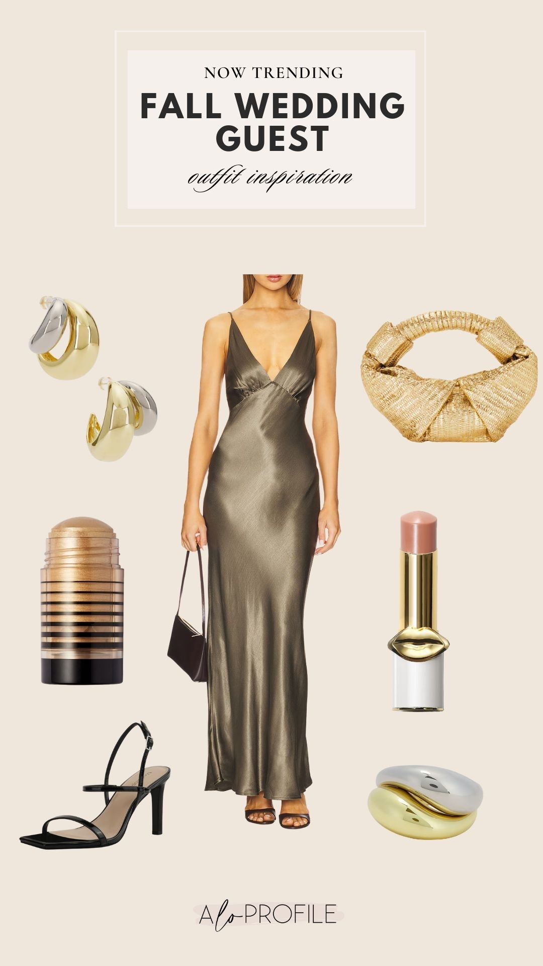 Fall Wedding Guest Outfit Inspo // fall wedding, fall wedding guest, fall dress, wedding guest dress, neutral wedding guest dress, fall outfits, fall dress inspo, fall outfit ideas, wedding guest dresses