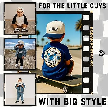 Funky Junque Kids, Baby & Toddler Trucker Hat – Adjustable Snapback Baseball Caps for Boys & Gi... | Amazon (US)