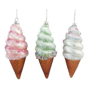 Assorted 6.5" Glass Ice Cream Ornament by Ashland® Christmas | Michaels Stores
