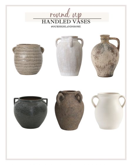 handled vases. a lot of these are on sale 

#LTKSaleAlert #LTKFindsUnder50 #LTKHome