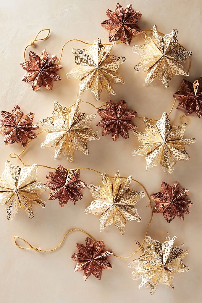 Metallic Star Garland | Anthropologie (US)