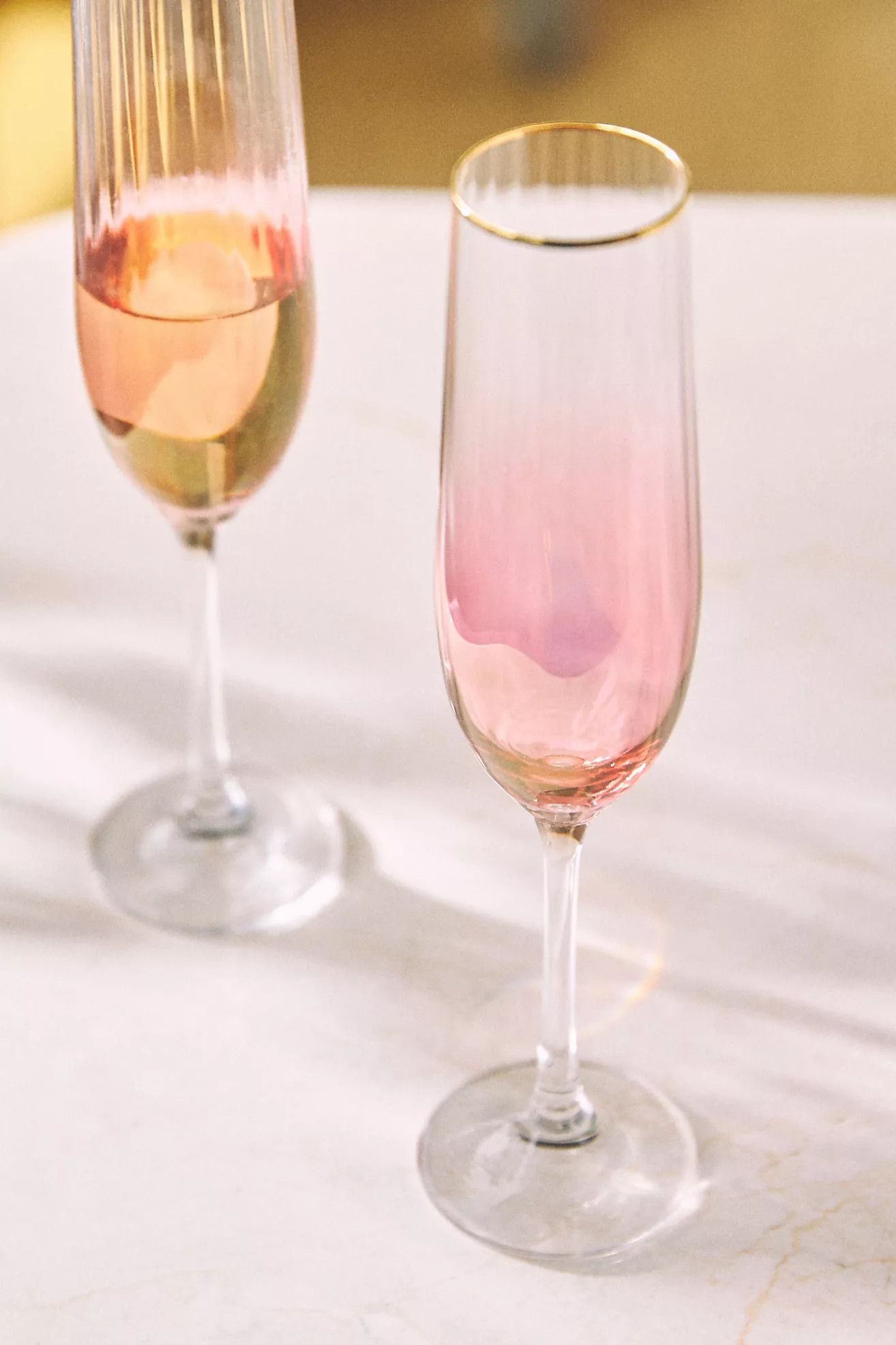 Waterfall Flutes, Set of 4 | Anthropologie (US)