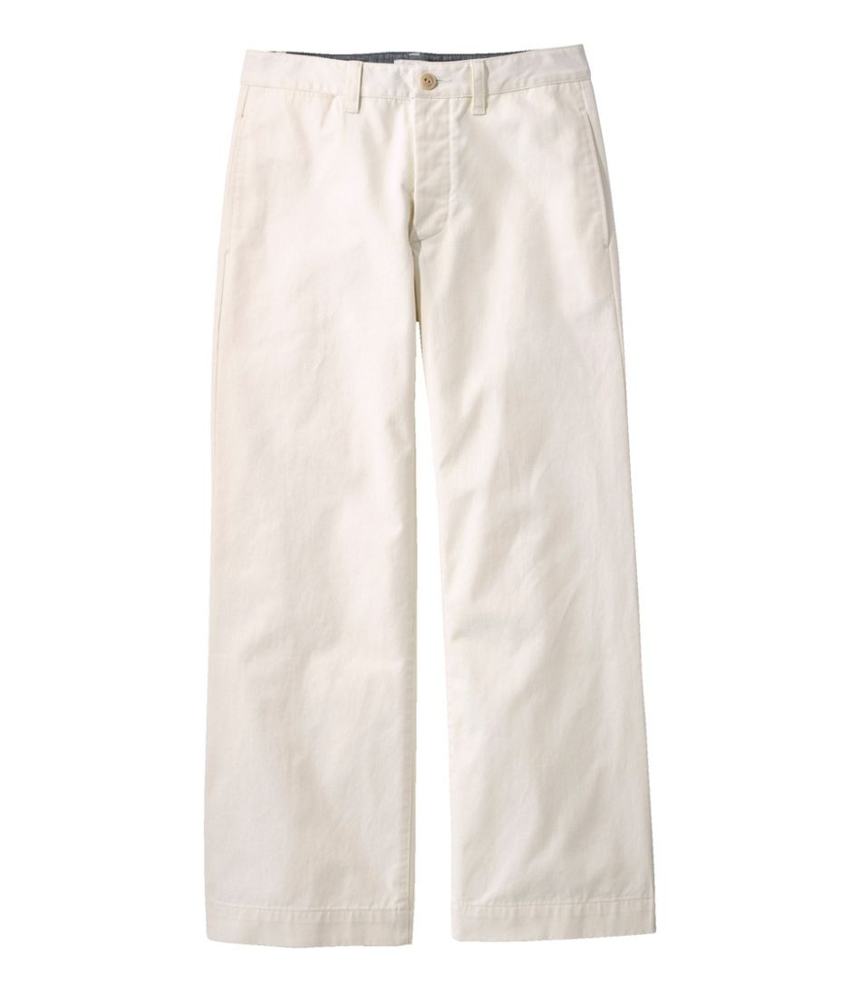 Women's Signature Boyfriend Chinos, Solid | L.L. Bean