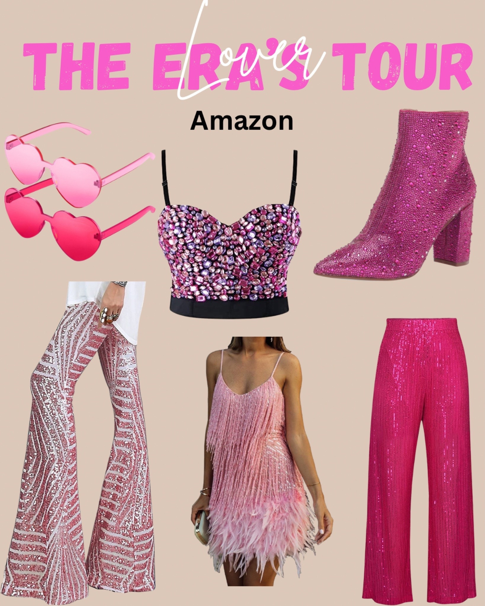 The Era’s Tour outfits from Amazon
| Taylor swift | Taylor swift concert | eras tour | purple | feathers | halter | tank top | forever more | eras concert | skirt | summer | spring | fringe | sequins | snake print | earrings | bodysuit | Nashville | bachelorette trip outfit | outfit ideas | reputation | black shorts | concert outfit | going out tops | sequins | purple top | purple tank top | pink top | sequins dress | sequins boots | booties | pink outfit | lover | pink dress | sparkly | sequins | heart glasses | sunglasses | purple shirt | spring | amazon | amazon style | amazon fashion | lover | pink | pink boots | pink pants | pink dress | amazon outfit | amazon finds | amazon prime | pink pants | midnights | blue | navy blue | sparkle boots | sequin boots | 
#taylorswift 

#LTKFestival #LTKunder50 #LTKunder100