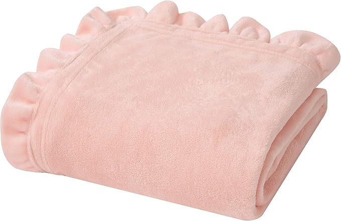 Rachel Ashwell Emma Solid Royal Plush Faux Velvet Vintage Farmhouse Decorative Throw Blanket, 50X... | Amazon (US)