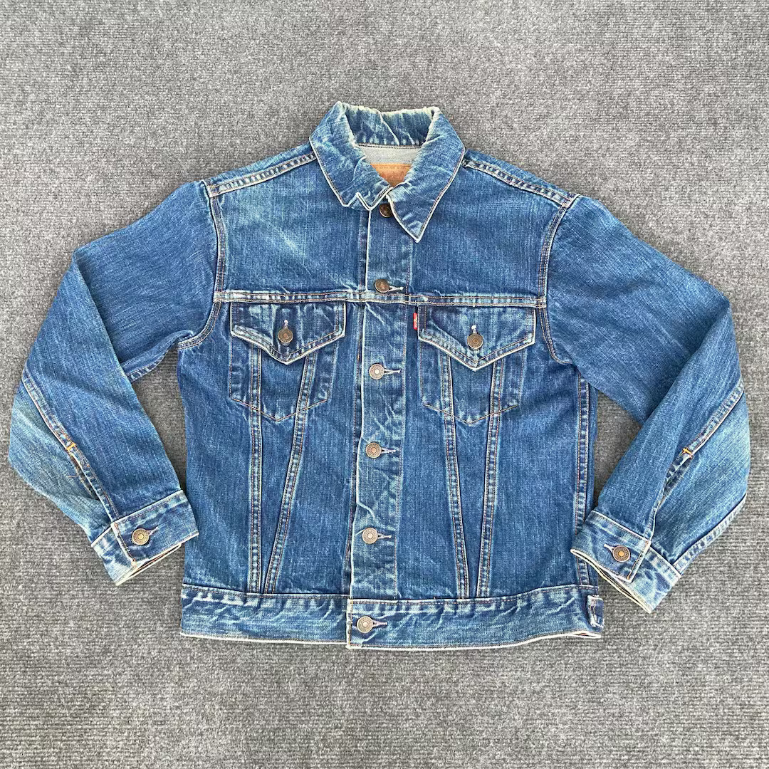 Vintage Levis Trucker Jeans 80s Jacket - Etsy | Etsy (US)