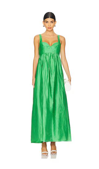 Sandgate Midi Dress in Shamrock | Green Maxi Dress | Green Wedding Guest Dress | Revolve Clothing (Global)