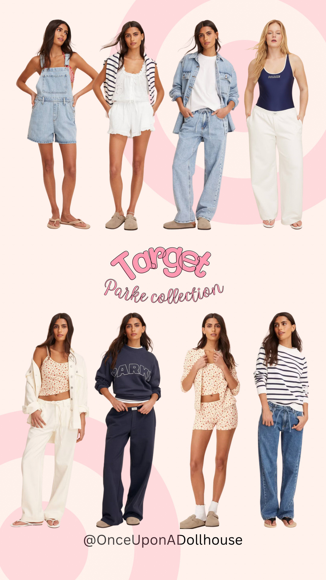 Target X Parke Collection! 

Jeans, jacket, swimsuit, sweatpants, shortalls, denim jacket, cardigan, sweatshirt 

#LTKootd #LTKSeasonal