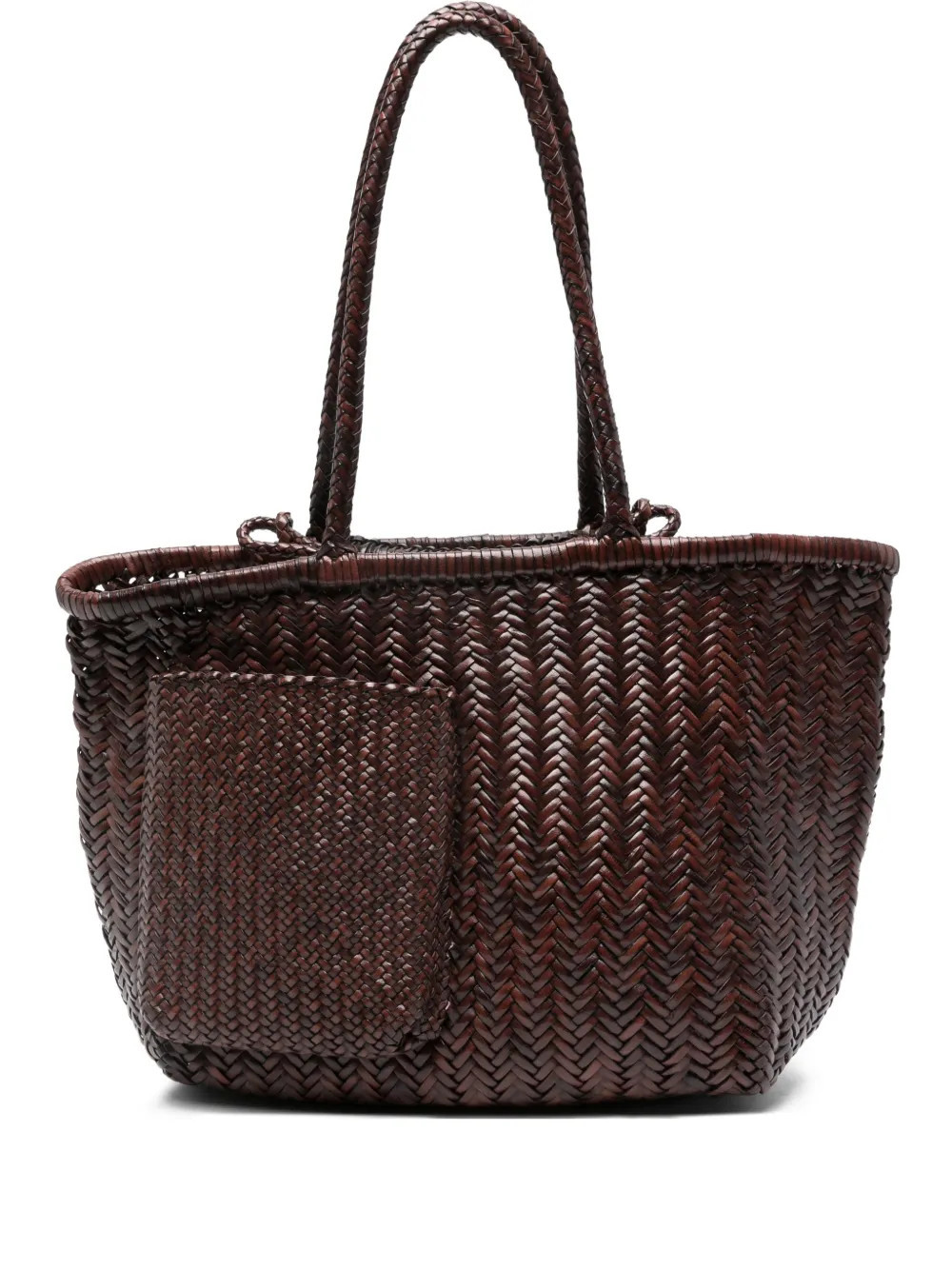 Sagan Pazar Book wide woven tote bag - Brown | Farfetch Global
