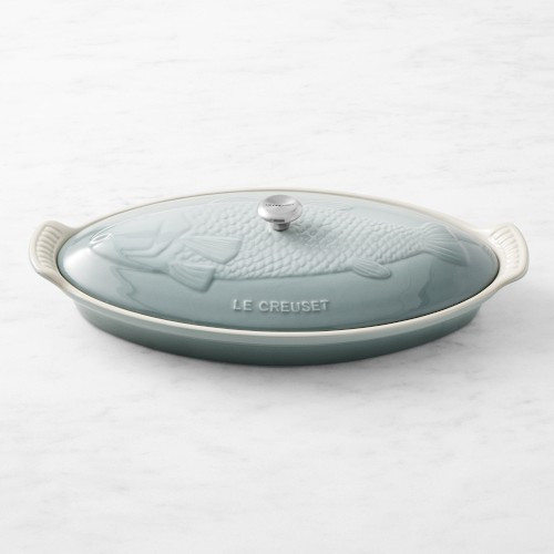 Le Creuset Fish Baker Sea Salt | Williams-Sonoma
