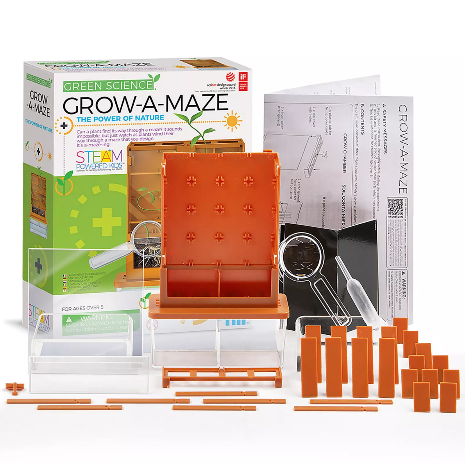 4M Green Science Grow-A-Maze DIY Mini Plant Growth Lab Educational Activity, Multi | Kohl's