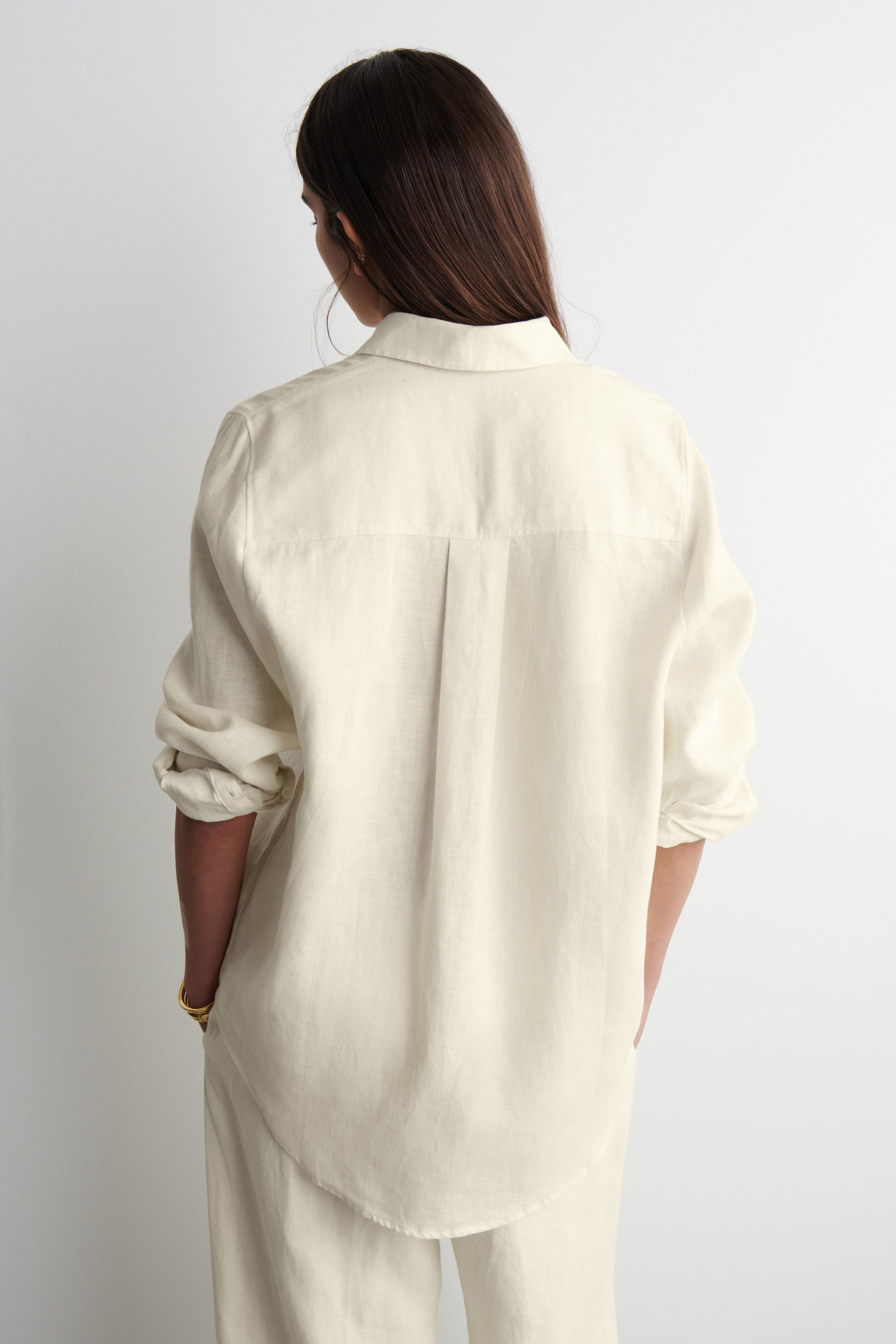 OVERSIZED LINEN SHIRT - BUTTER YELLOW | COS | COS UK