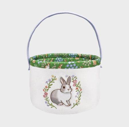 Canvas embroidered Easter basket from Target.

#LTKFind #LTKSeasonal #LTKkids