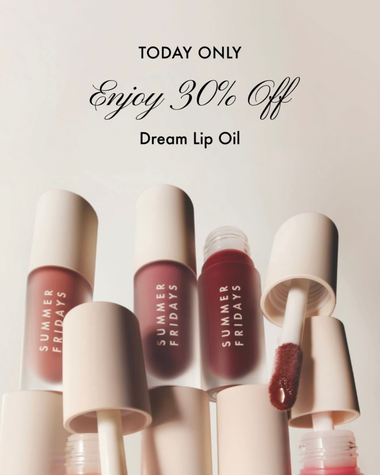 Summer Fridays lip oil 30% off! 

#LTKFindsUnder50 #LTKSaleAlert #LTKBeauty