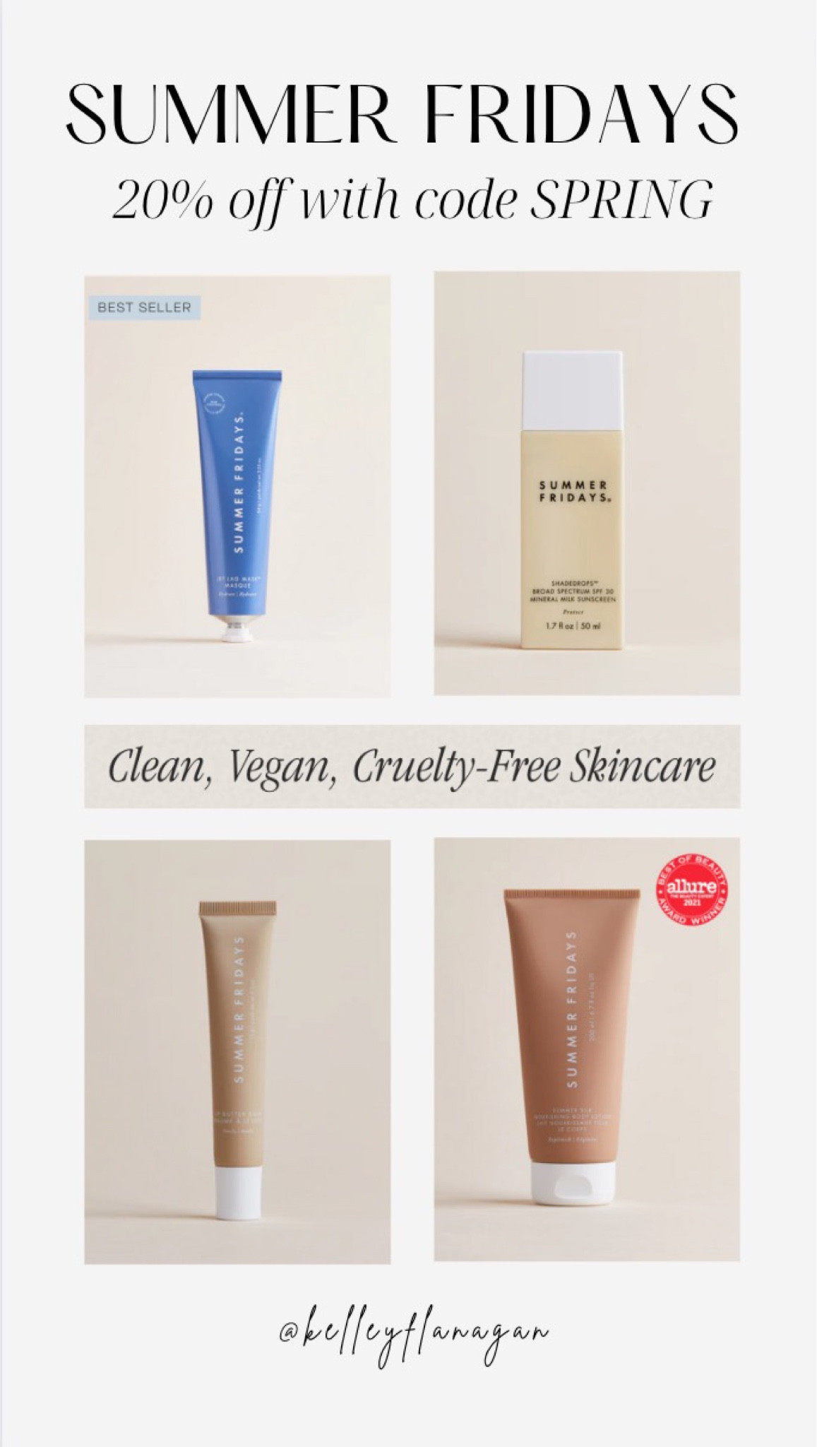 Summer Fridays 20% off with code SPRING

#LTKbeauty #LTKsalealert