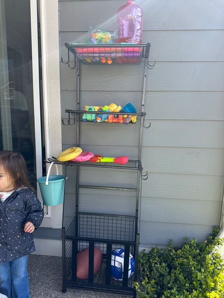 Outdoor toy storage rack 

#LTKhome
