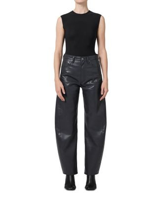 Luna High Rise Curved Taper Pants | Bloomingdale's (US)