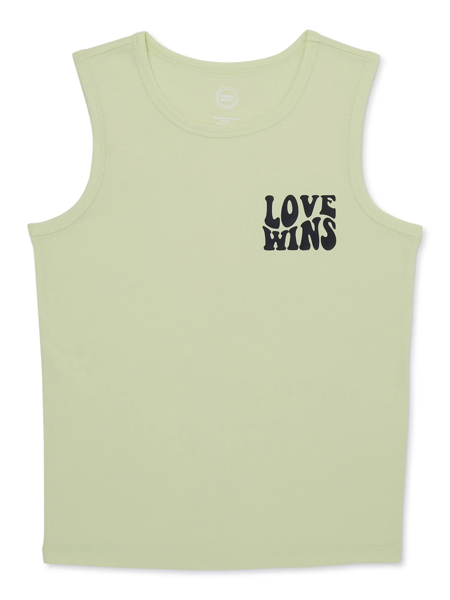 Wonder Nation Boys Graphic Tank Top, Sizes 4-18 & Husky | Walmart (US)