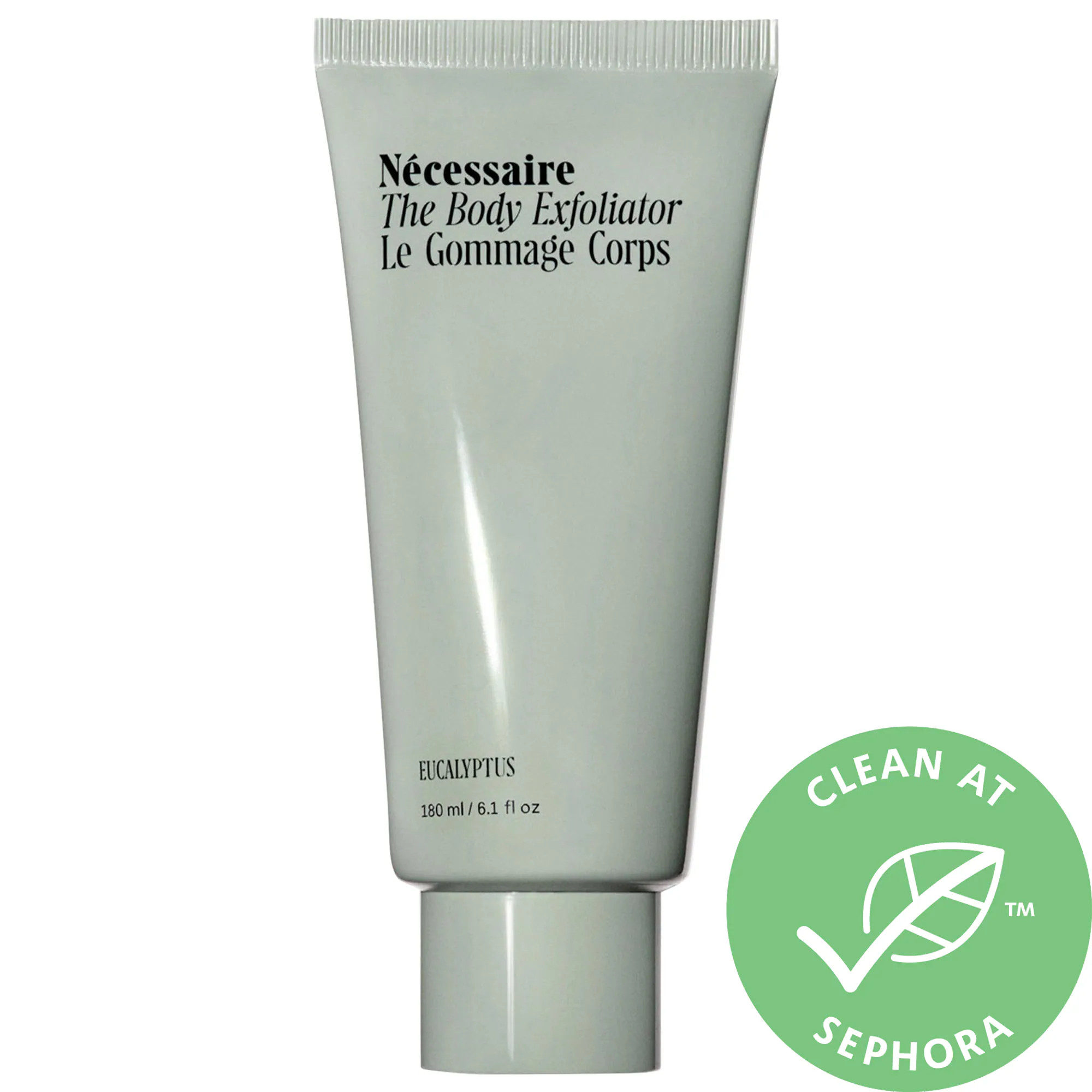 Nécessaire The Body Exfoliator - With Bamboo Charcoal Eucalyptus 6.1 oz/ 180 mL | Sephora (US)