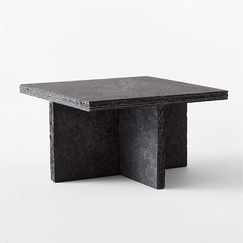 Ruvidio Black Stone Coffee Table | CB2 | CB2