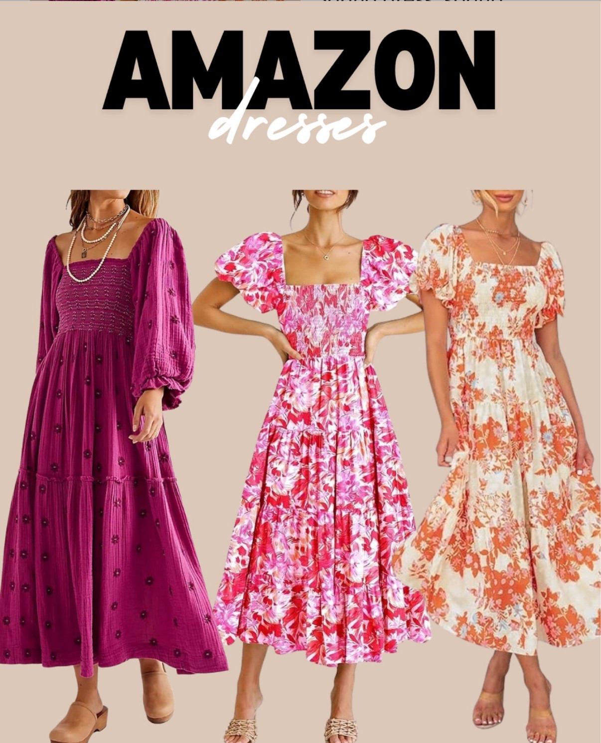 Dresses from Amazon prime 
Spring dress, spring dresses, vacation wear, resort wear, vacation outfit, vacation dress, resort dress, resort outfit, cruise dress, cruise outfit, cruise style, amazon dresses, amazon outfit, Amazon style, Amazon fashion, Amazon spring dresses, Amazon resort wear, vacation wear from Amazon, floral dress, summer dresses, travel, baby shower dress, wedding guest dress, wedding guest dresses, prom dress, bridesmaid dress, dresses under 50

#LTKStyleTip #LTKWedding #LTKSeasonal