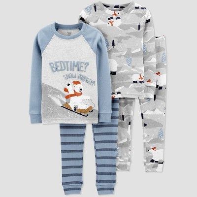 Toddler Boys' 4pc Polarbear Pajama Set - Just One You® made by carter's | Target