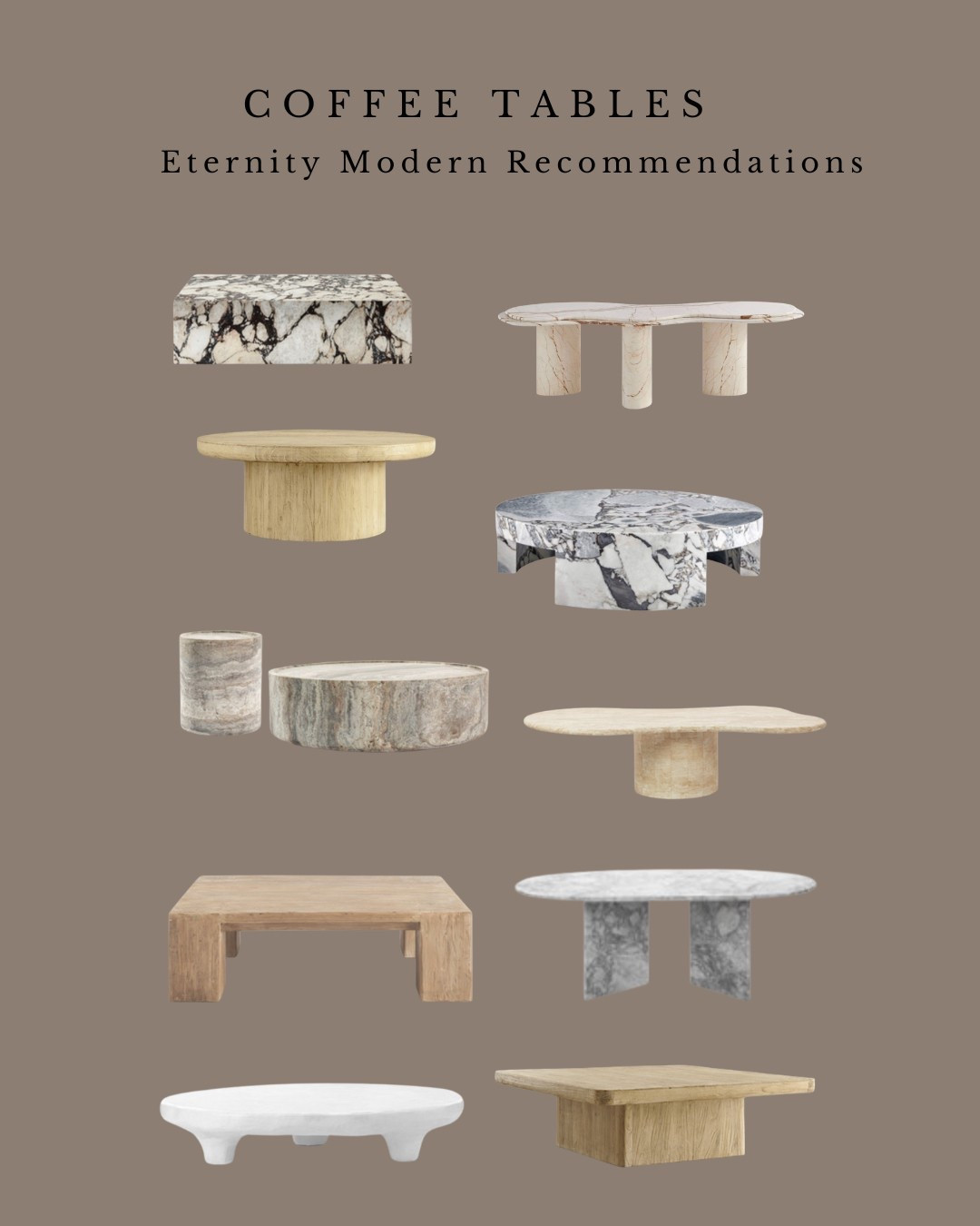 Coffee Table Recs! Eternity Modern 

#LTKHome
