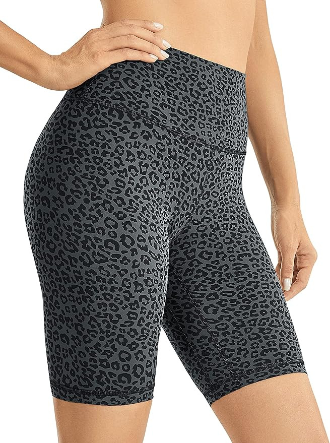 CRZ YOGA Women's Naked Feeling High Waisted Athletic Yoga Shorts for Women Workout Biker Shorts -... | Amazon (US)