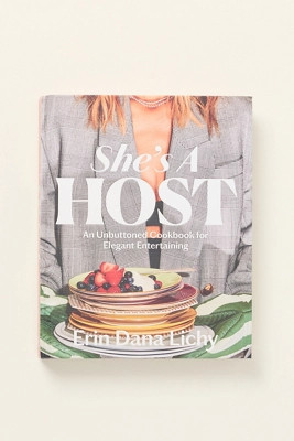 She's a Host Hardcover Cookbook | Anthropologie (US)
