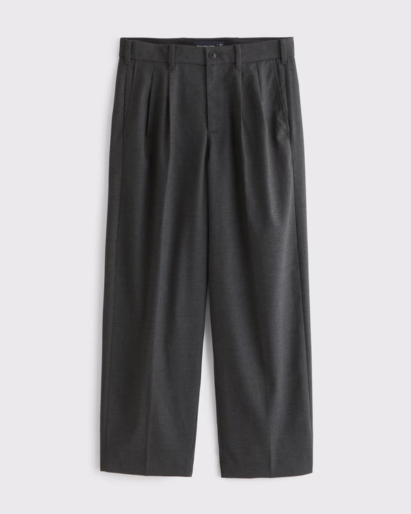 Pleated Baggy Trouser | Abercrombie & Fitch (US)