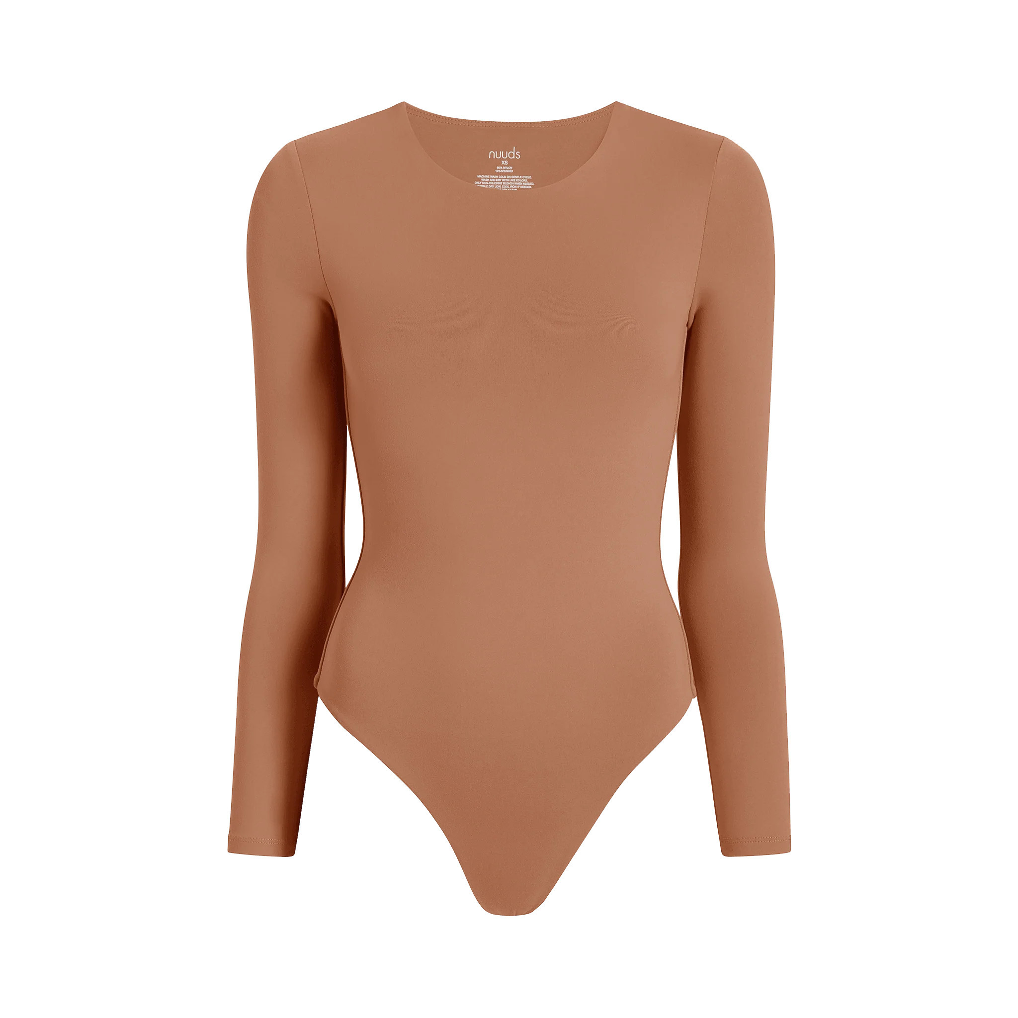 Long Sleeve Crewneck Bodysuit | nuuds