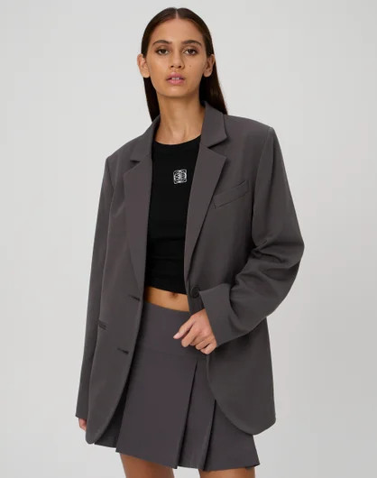 Oversized Tailored Blazer in Choo Choo | Glassons | Glassons (Australia)