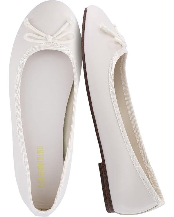 CUSHIONAIRE Como Ballet Flats for Women, Round Toe Mary Jane Womens Flats with Memory Foam Comfor... | Amazon (US)