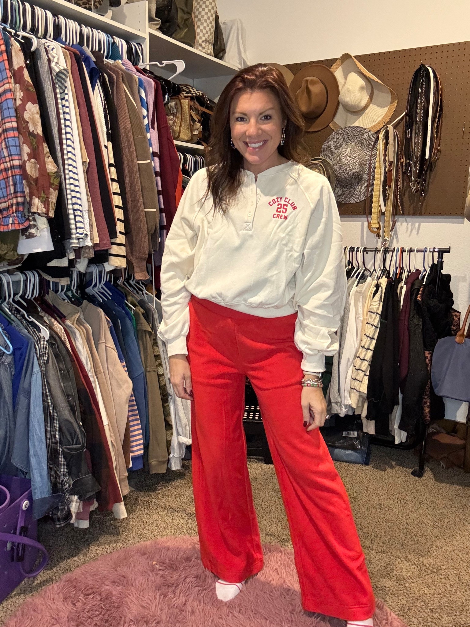 Cozy, comfy Christmas style! 

Wearing size med in top, size small in bottoms. 

Old navy | Holiday | fashion | outfit inspo | athleisure 

#LTKSaleAlert #LTKHoliday #LTKmomlife