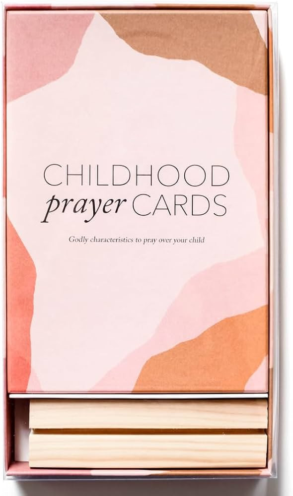 Childhood Christian Prayer Cards by Duncan & Stone - 40 Bible Verse Cards with Stand for Display ... | Amazon (US)