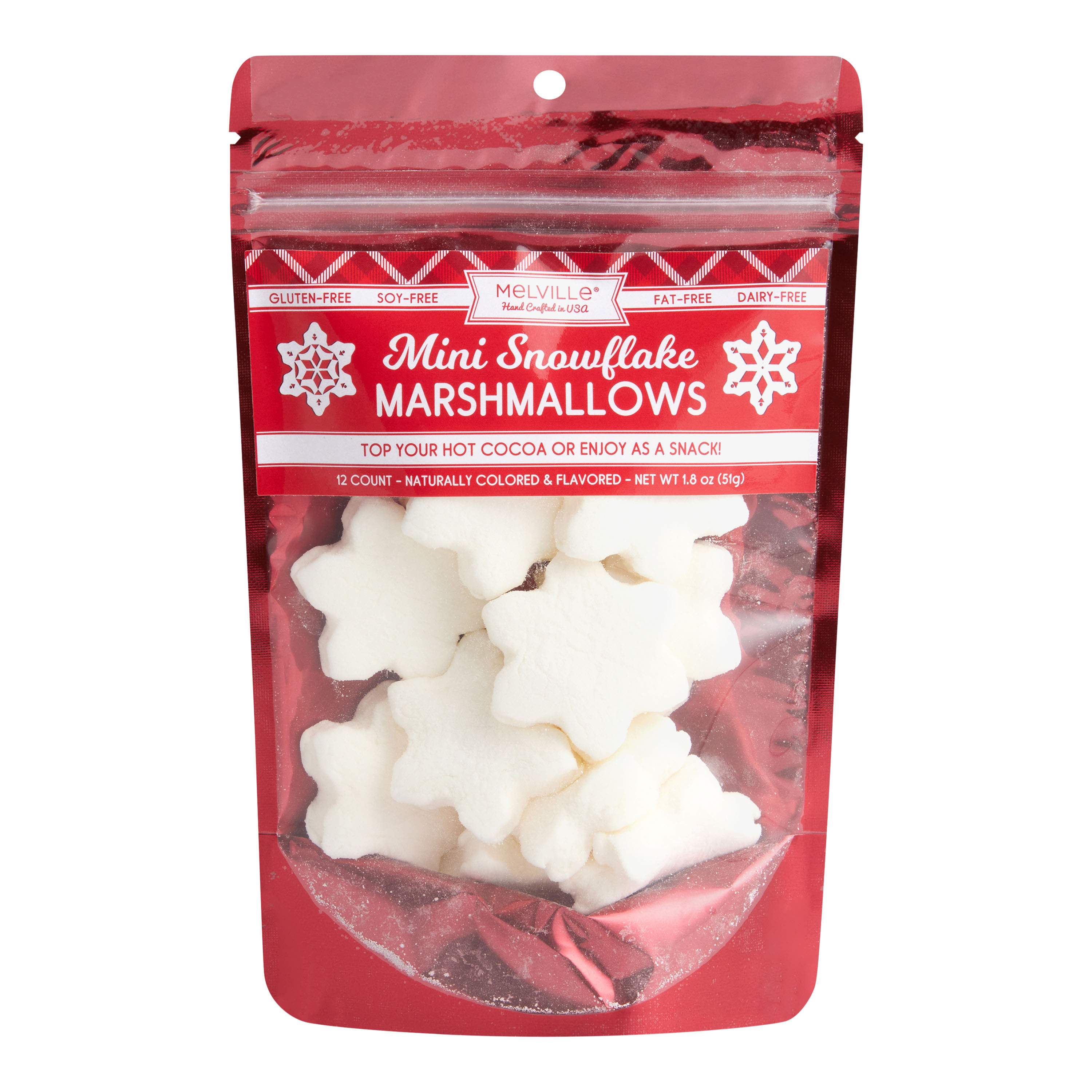 Melville Mini Snowflake Marshmallows 12 Pack | World Market
