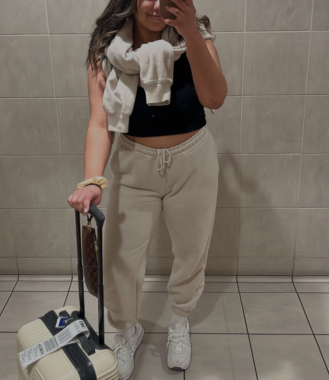 airport fit!! snag it during the A&F spring sale. Wearing a medium in both! 

#LTKtravel #LTKSpringSale #LTKstyletip