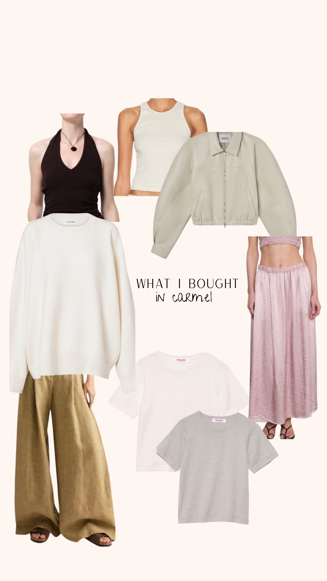 WHAT I BOUGHT IN CARMEL

#LTKgrwm #LTKootd #LTKTravel