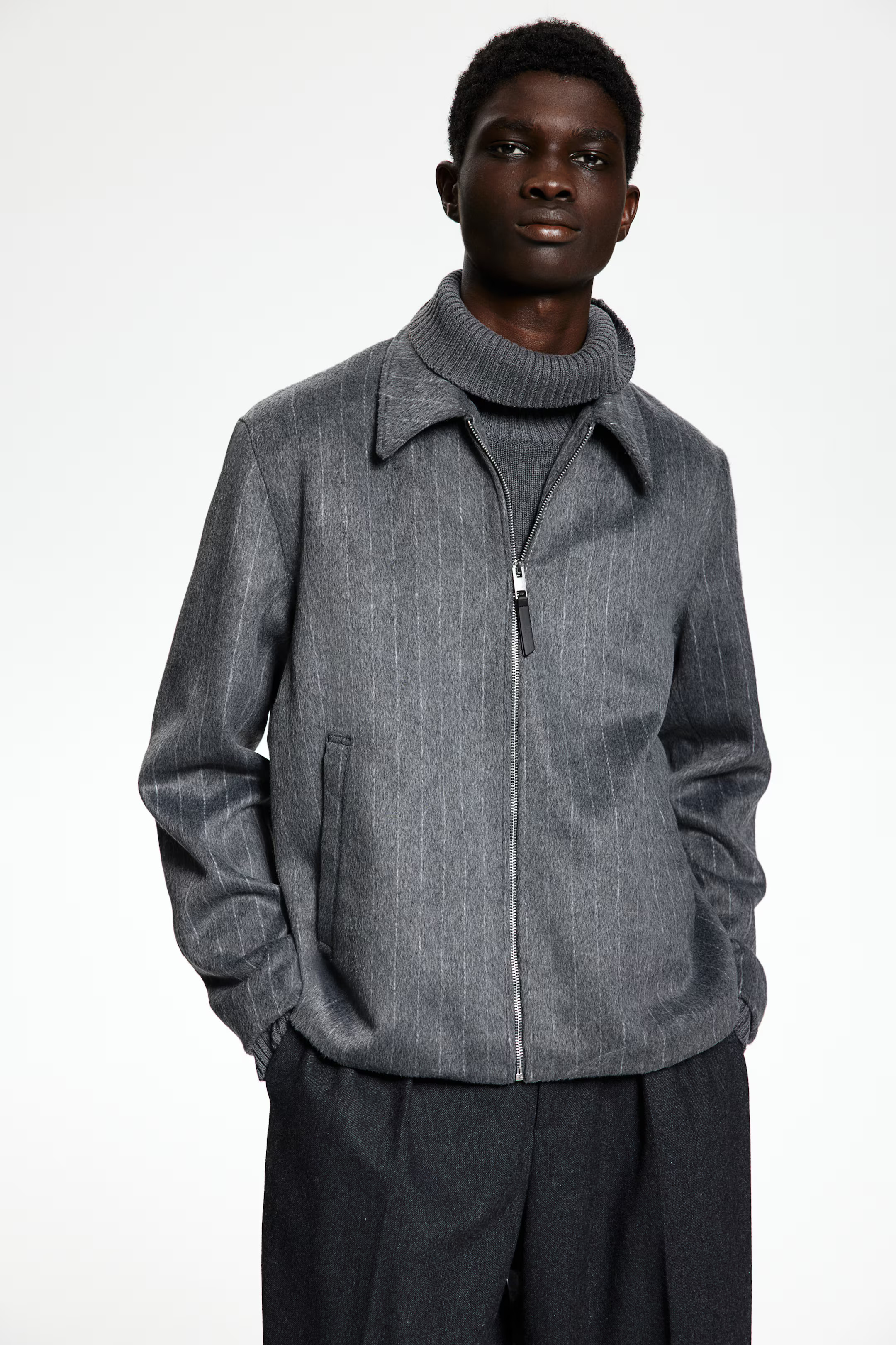 Regular Fit Wool-Blend Jacket | H&M (US + CA)