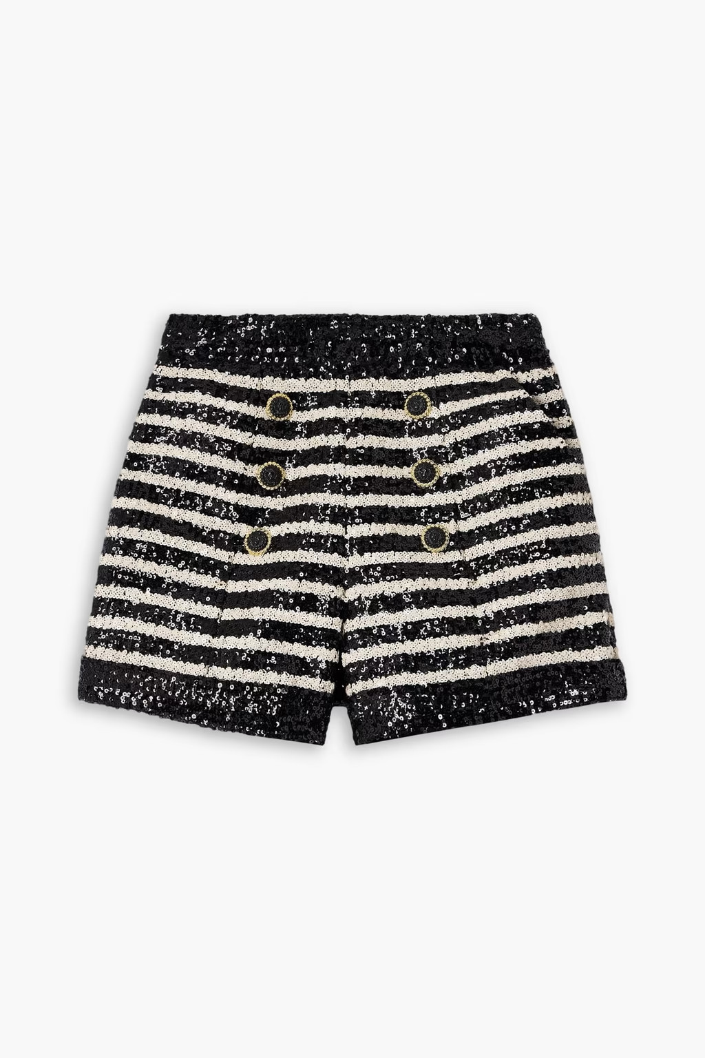 Embellished striped cady shorts | The Outnet (US and CA)