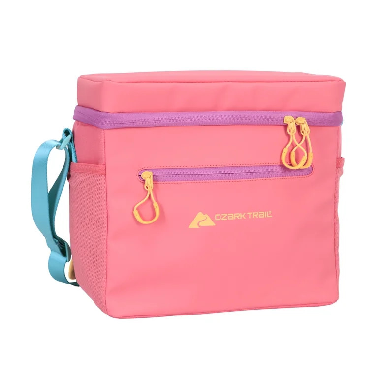Ozark Trail Small Coated Cooler with Removable Hardliner, 12 Can Capacity, Summer Vibes Collectio... | Walmart (US)
