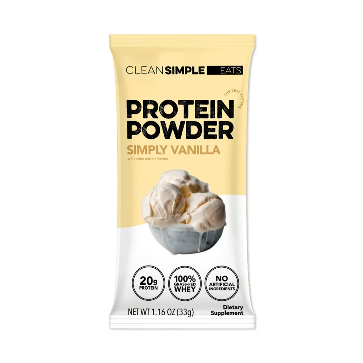 Clean Simple Eats Protein Powder - Simply Vanilla - 1.16oz/1 stick | Target