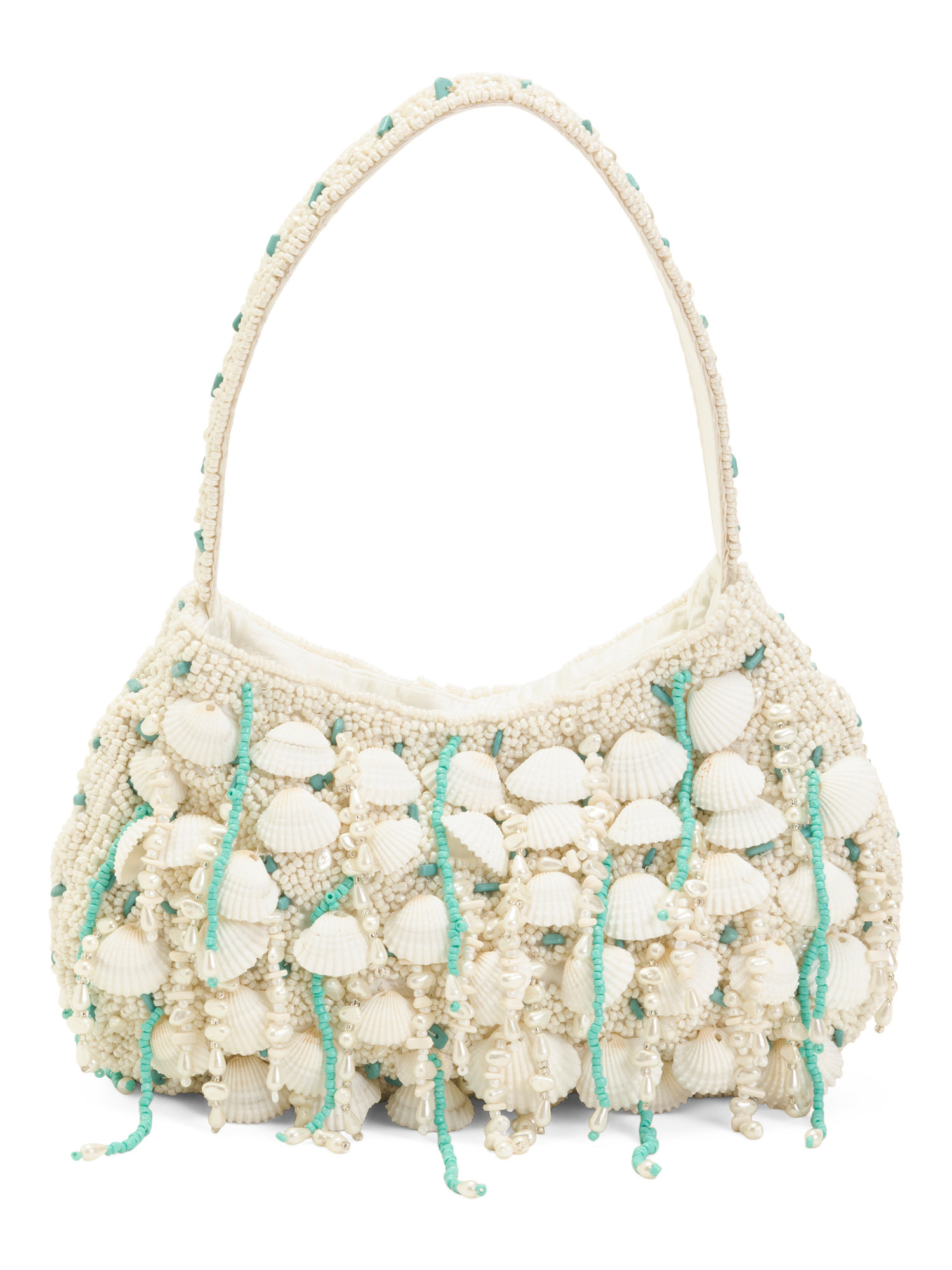 Beaded Jewel Fringes Shoulder Bag | TJ Maxx