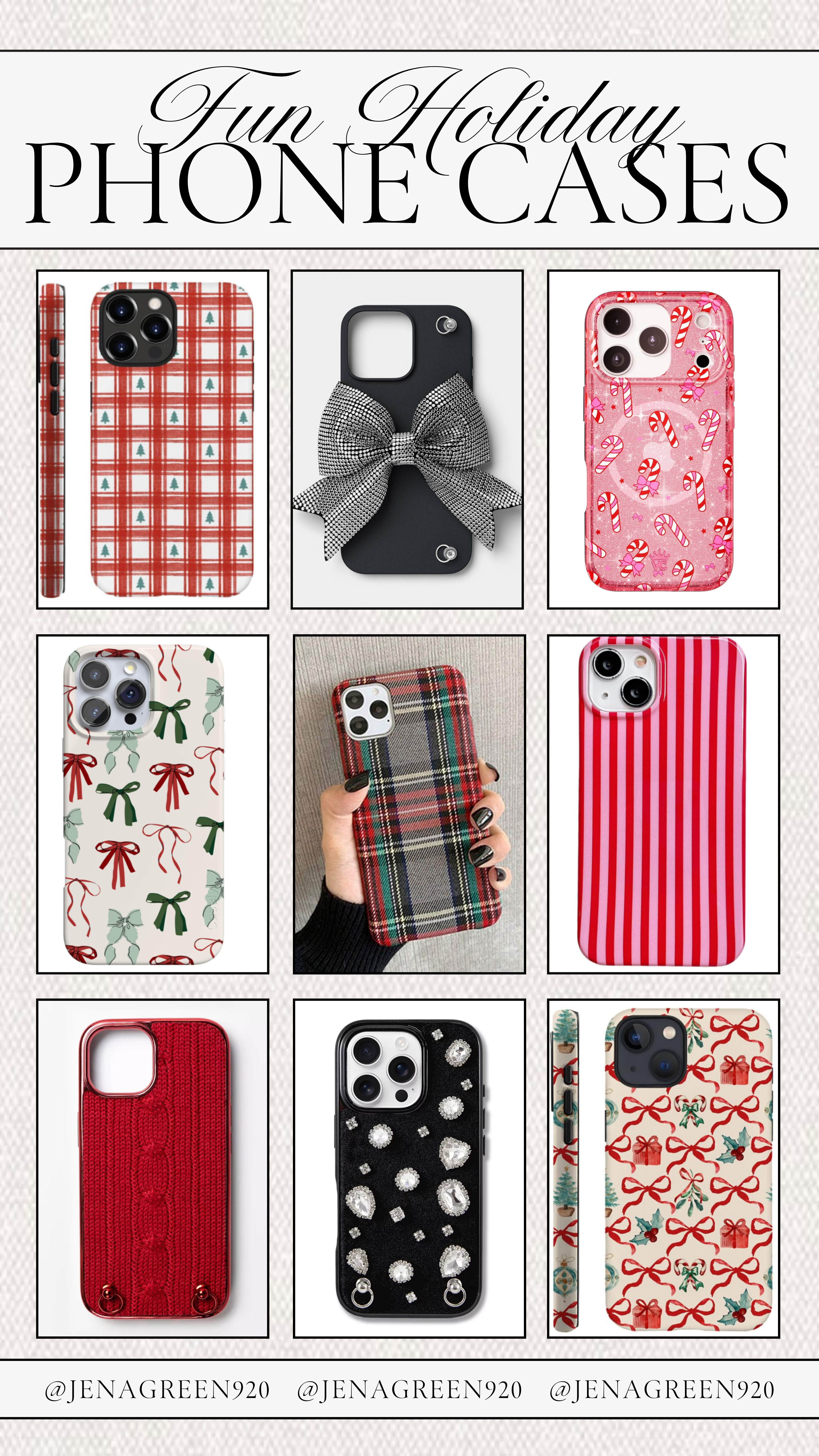Fun Holiday Phone Cases | Christmas Phone Cases | Holiday Cases 

 #LTKGiftGuide #LTKHoliday #LTKSeasonal