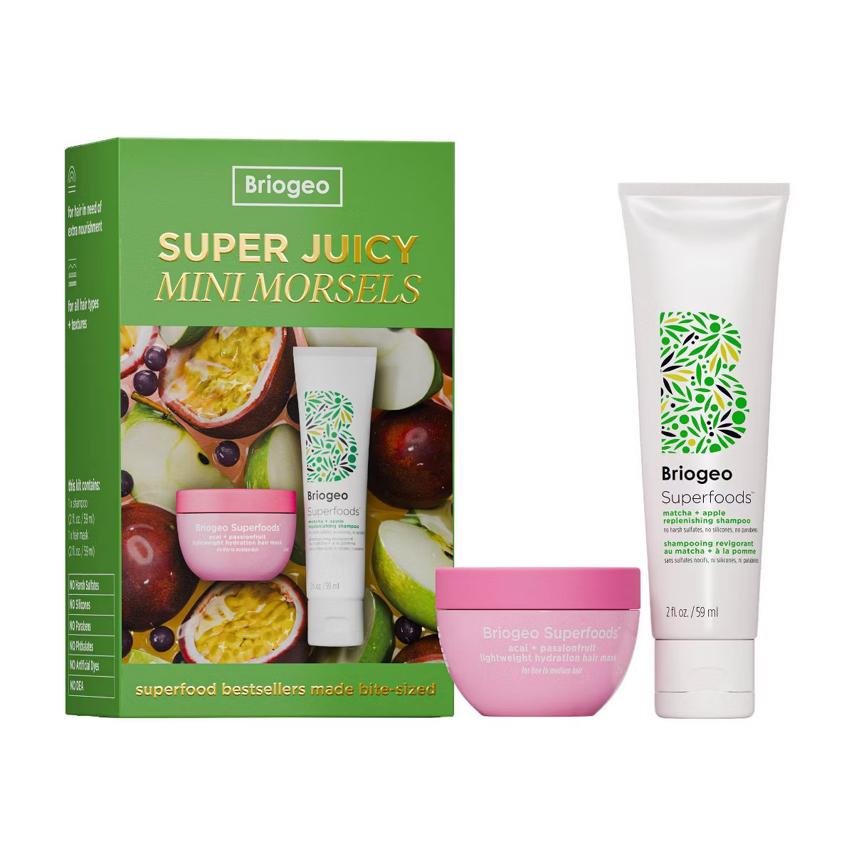 Briogeo Hair Care Superfoods Super Juicy Mini Morsels Shampoo - Ulta Beauty | Target
