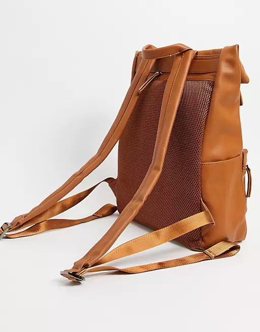 Fenton roll top pu backpack | ASOS (Global)