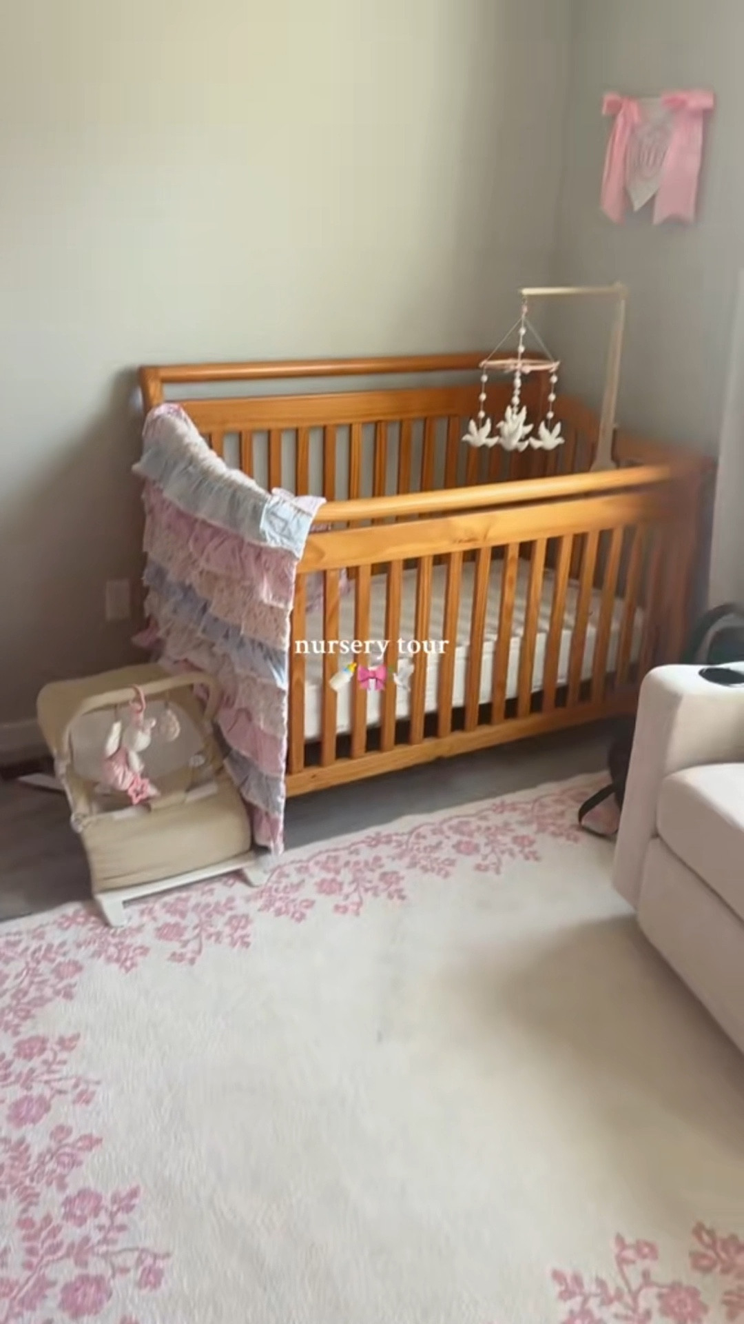 our daughter’s nursery is finally finished! my favorite nesting activity has been to curate this and i couldnt be happier with how beautiful it turned out 🎀

#LTKmomlife #LTKBaby #LTKKids