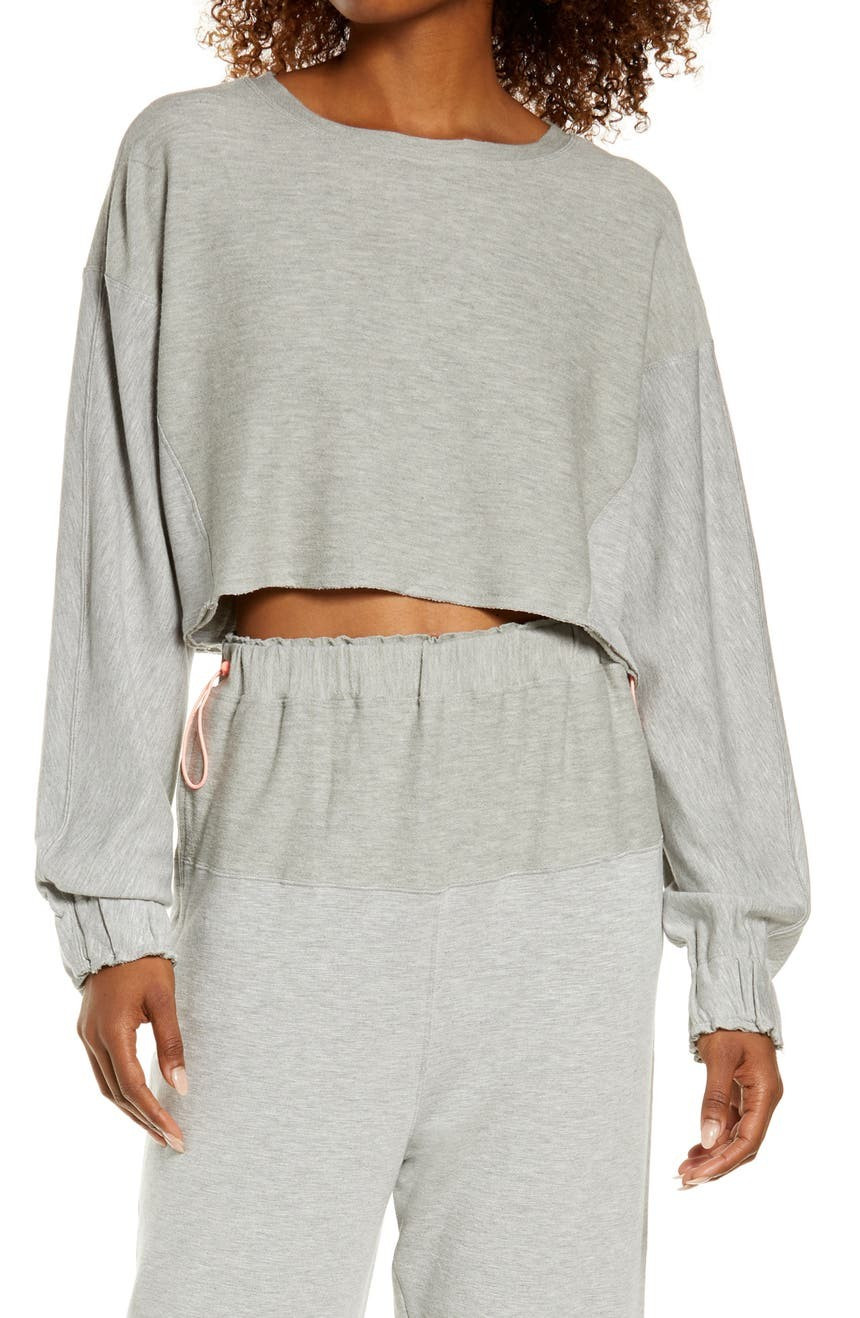 Free People FP Movement Surfside Crop Sweatshirt | Nordstromrack | Nordstrom Rack