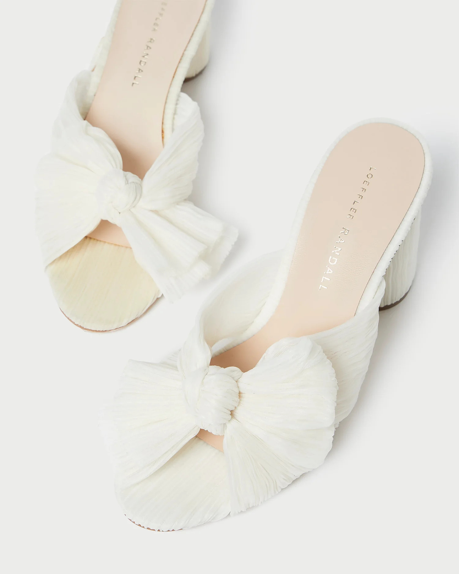 Penny Pearl Pleated Bow Heel | Loeffler Randall